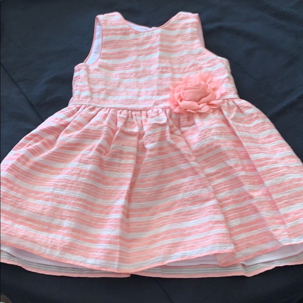 Peach toddler dress